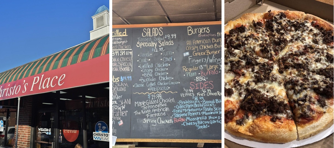 Christos Place Menu