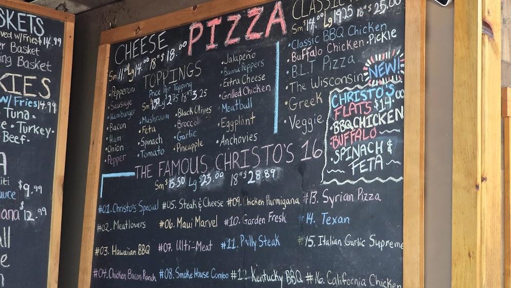 Christos Place Menu image 2